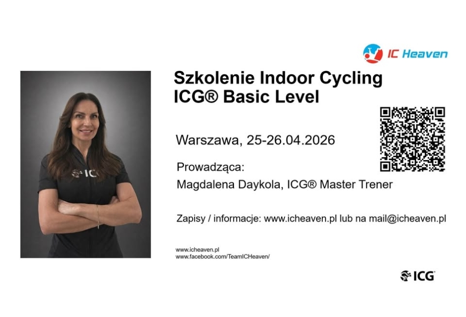 ICG® Basic Level w Warszawie kwiecień 2026!